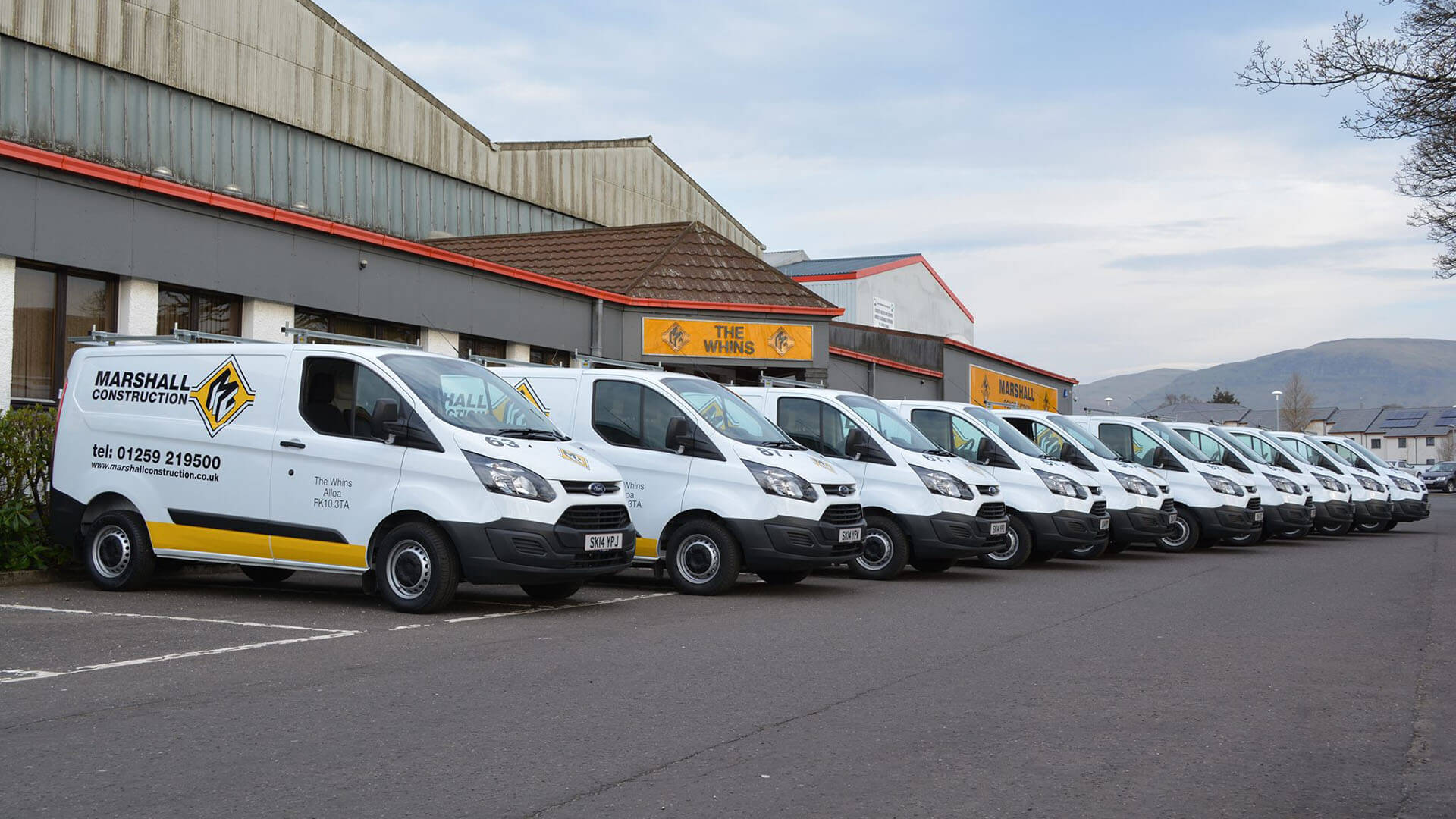 marshall construction van lineup